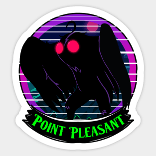 MOTHMAN  POINT PLEASANT Sticker